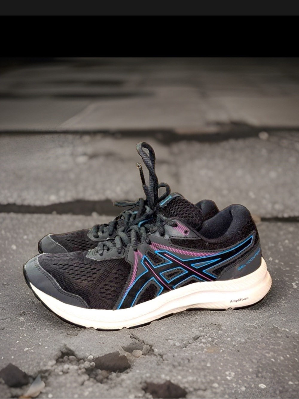 ASICS GEL-CONTEND 7 Women’s Running Walking Sneakers, size 8